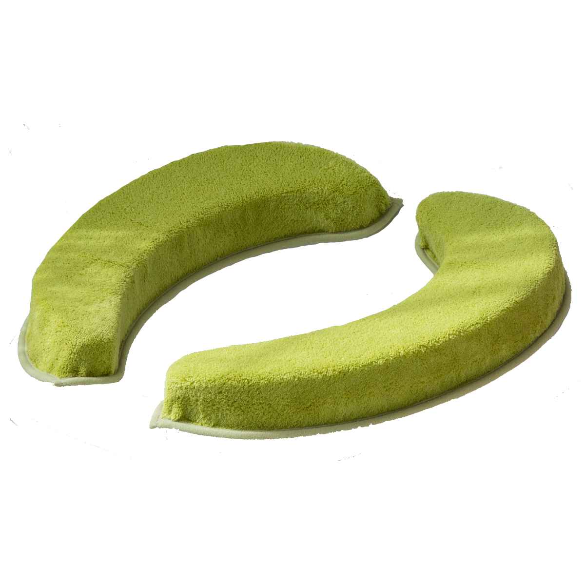 便座クッション 極厚 マシュマロ便座クッション 厚さ5cm ( 便座 カバー 吸着 便座カバー トイレカバー 厚手 日本製 消臭 U型 O型 洗浄暖房型 ポータブル トイレ 洗濯OK 無地 ) 【グリーン】 グリーン