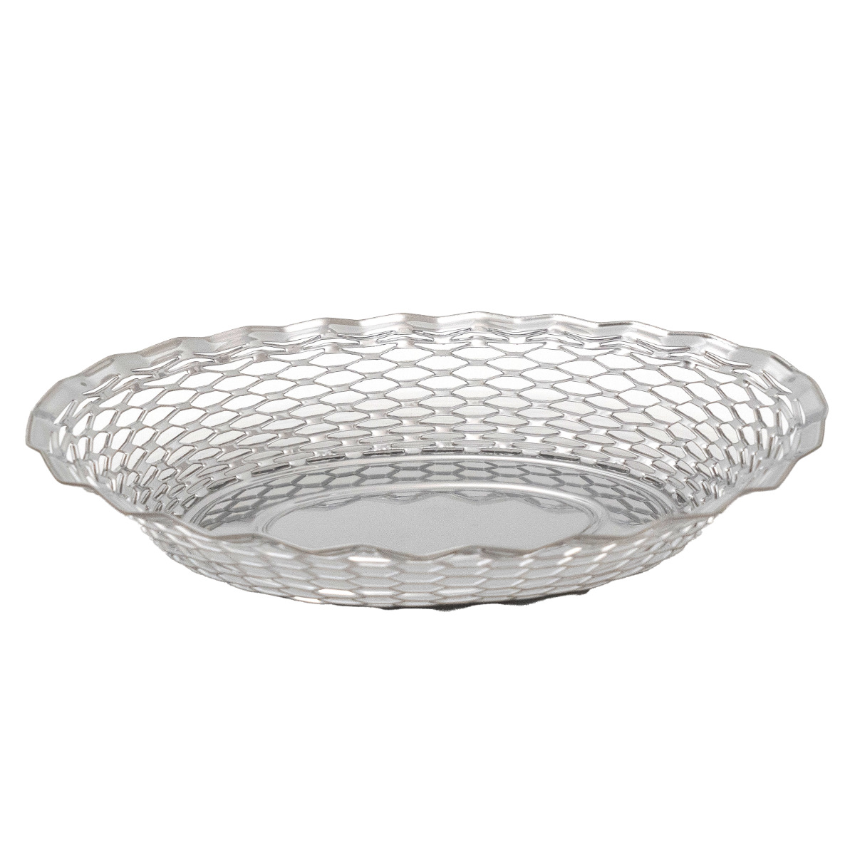 かご Roger Orfevre ステンレスバスケット オーバル L シルバー ( トレー トレイ バスケット 収納 卓上収納 小物入れ お小物置き 一時置き 小物トレイ おしゃれ ステンレス 水洗い 洗える リビング収納 クラシカル )