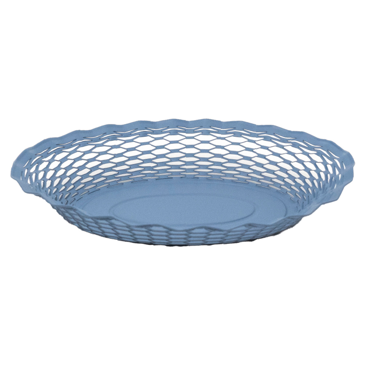 かご Roger Orfevre ステンレスバスケット オーバル L ( トレー トレイ バスケット 収納 卓上収納 小物入れ お小物置き 一時置き 小物トレイ おしゃれ ステンレス 水洗い 洗える リビング収納 クラシカル ) 【ブルー】 ブルー