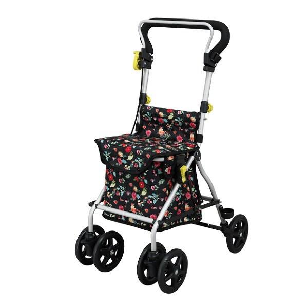シルバーカー パープル系 収納ポケット付き シルバーカー パープル系 収納ポケット付き