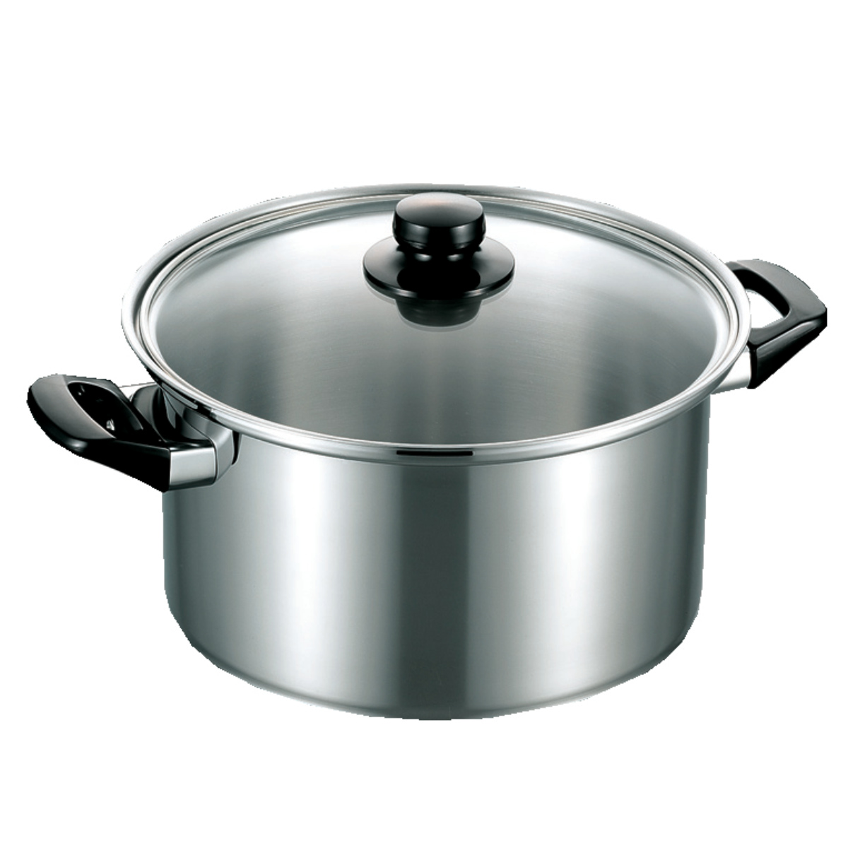 両手鍋 24cm 深型 IH対応 エレックマスターライト ミエール ステンレス製 日本製 フジノス ( ガス火対応 ステンレス鍋 ガラス蓋付き 軽い 鍋 なべ 両手なべ 24センチ フタ付き 国産 丈夫 軽量 シンプル 職人 本格 燕三条 調理器具 )