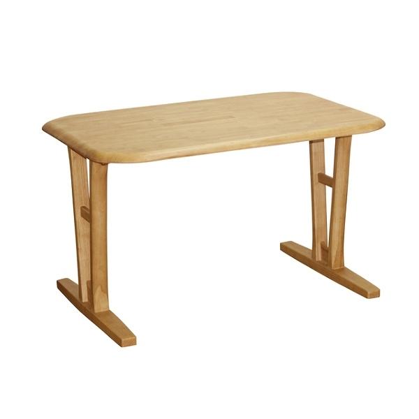 dショッピング |ダイニングテーブル 幅90cm 2本脚 木製 天然木 ダイニング テーブル 食卓 アジャスター付き （ 食卓テーブル 90
