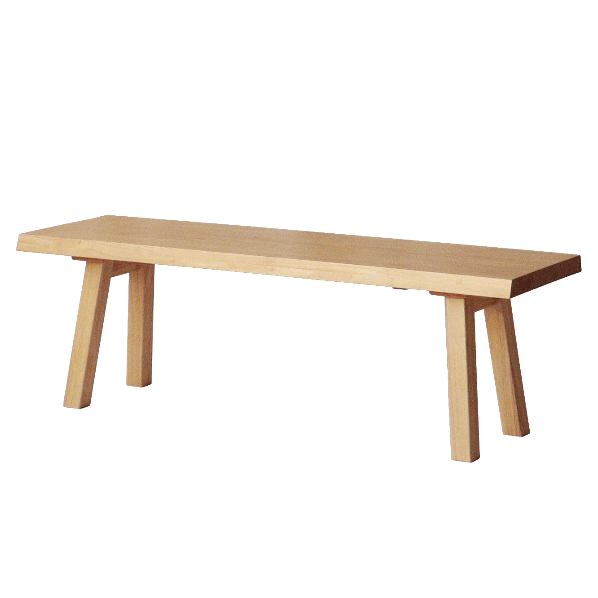 ダイニングベンチ 幅130cm 結 木製 無垢材 ( 開梱設置 ダイニング ベンチ イス 2人掛け 椅子 食卓椅子 天然木 背もたれなし 食卓ベンチ スツール 長椅子 ダイニングチェア チェアー ラバーウッド 無垢 )