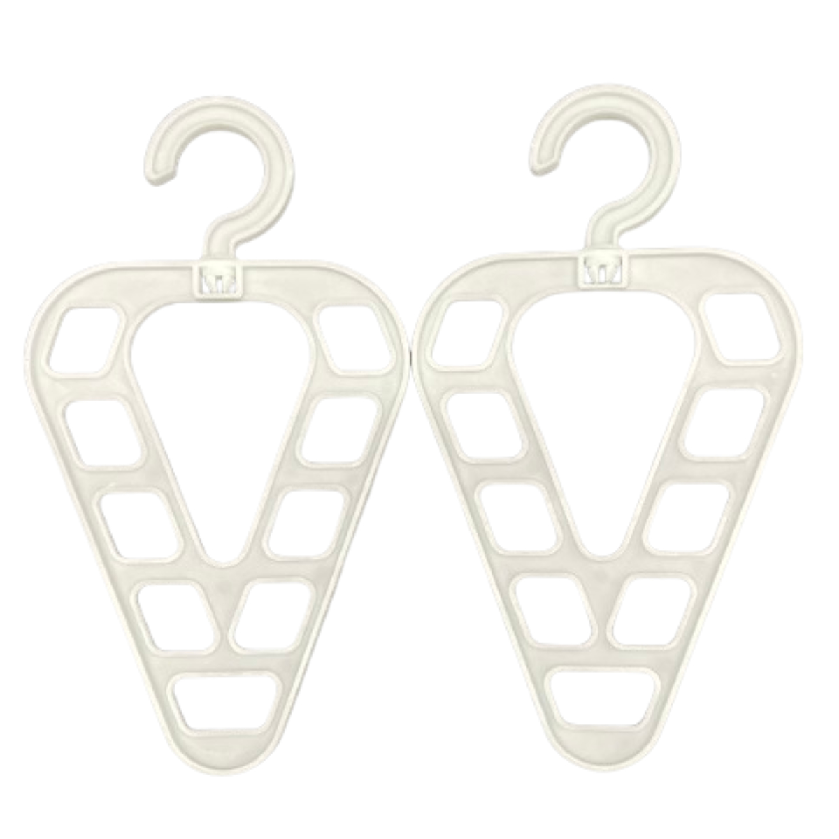 収納ハンガー 2個組 省スペースV型ハンガー ( ハンガー 衣類ハンガー 収納 省スペース 収納力 V字 スペース 有効活用 クローゼット コート掛け コート収納 ハンガーラック 整理 衣替え 衣類収納 収納用品 )