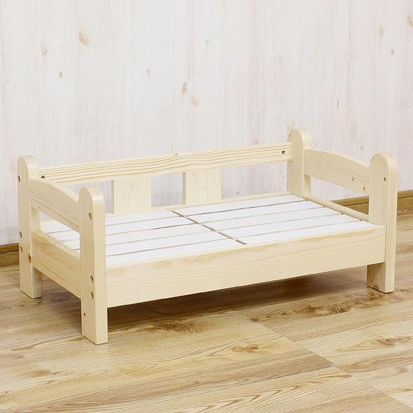 ペットベッド 高さ35cm 1段 ペット用 ベッド 木製 天然木 すのこ ネコ