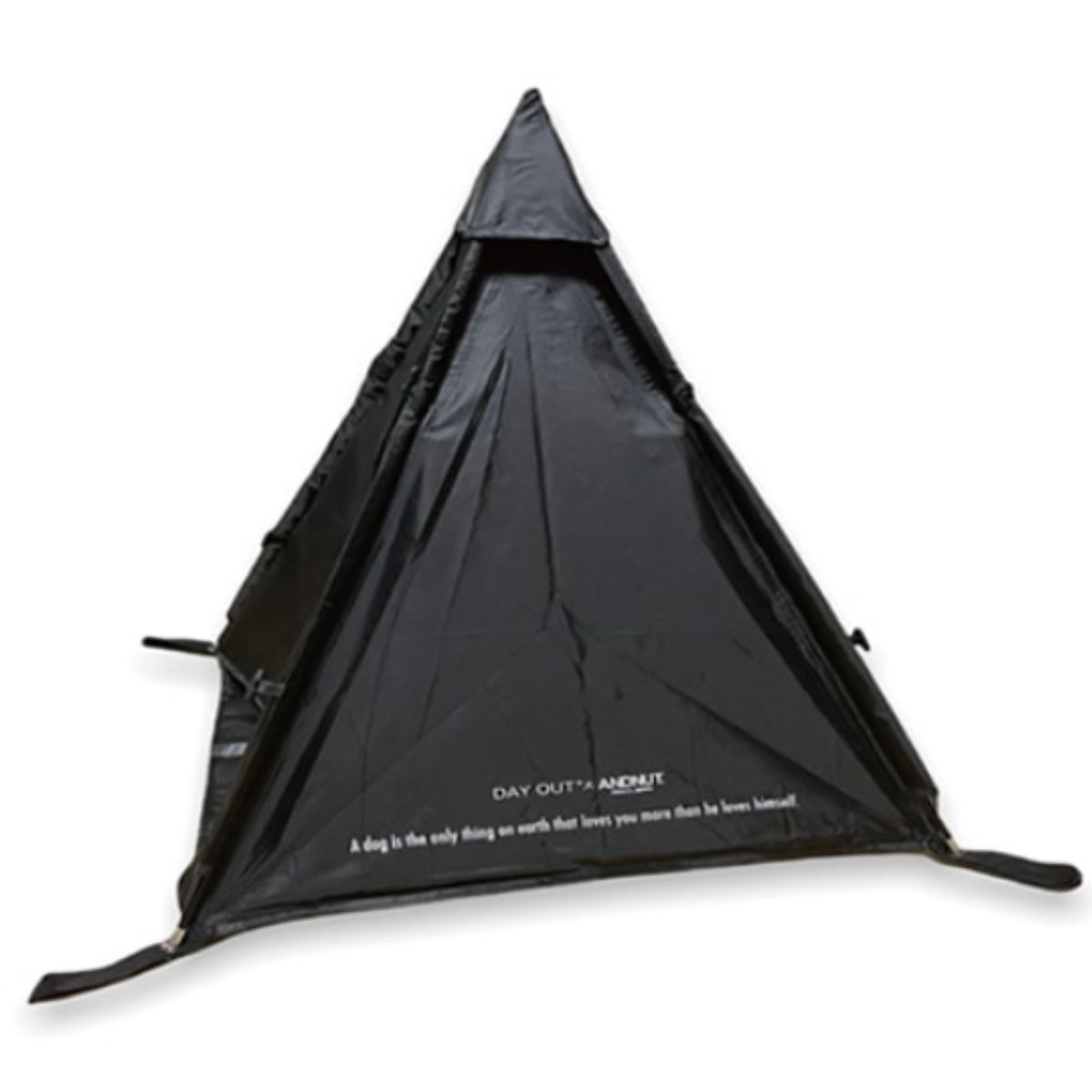 テント ペット Woof!!Woof!! Dog Tippy Tent 犬 ( ペットテント ティピーテント 犬用テント ペット用 ペットハウス 屋外 組み立て コンパクト おしゃれ ペットベッド 犬用 小型犬 キャンプ アウトドア 耐水 ケース付 ) 【ブラック】 ブラック