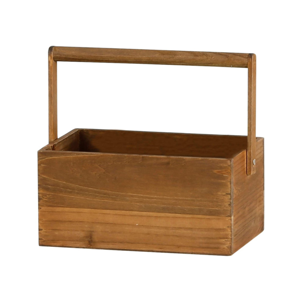 小物収納 ドゥー 取っ手付き 木製 収納ボックス 卓上 幅25.5×奥行16×高さ12.5cm ( 収納ケース 木箱 小物入れ 小物ケース 小物 収納 持ち手付き 天然木 ツールボックス メイクボックス 持ち運び ハンドル付き おしゃれ )