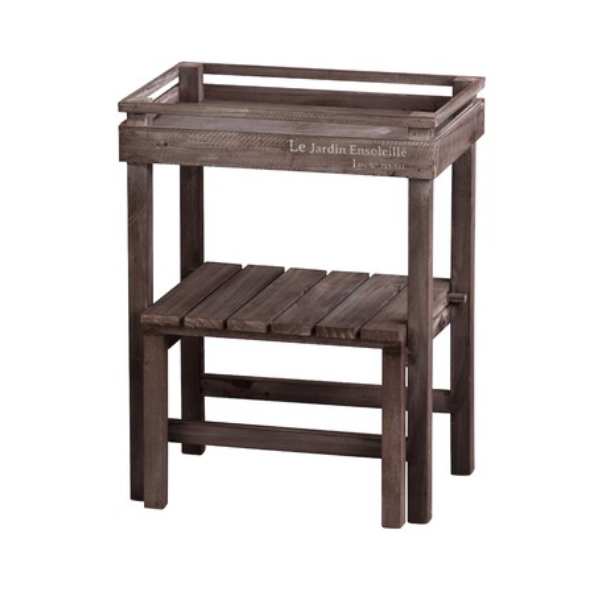 プランタースタンド アルブティク スタンド 木製 ( 花台 フラワースタンド 鉢スタンド 鉢 プランター台 フラワーラック プランターラック 鉢植え ラック 観葉植物 グリーン ディスプレイ 飾る プランター 鉢置き プラントスタンド ) 【ブラウン】 ブラウン