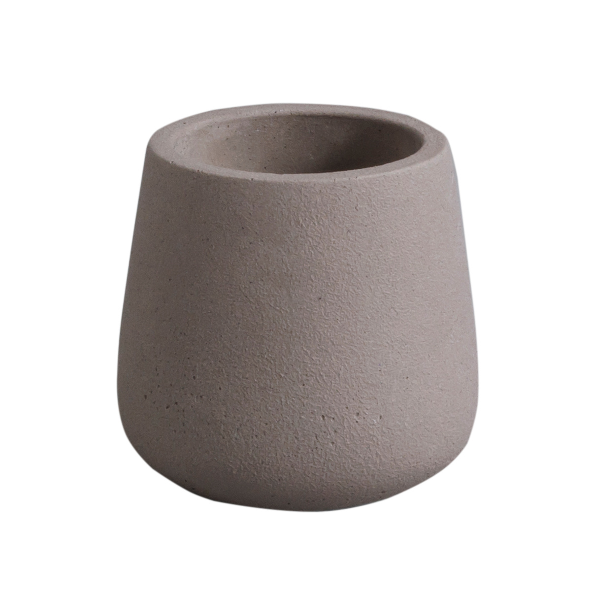 植木鉢 モノクローム エッグポット S ( ポット プラントポット セメントポット 鉢 穴あき 多肉植物 セメント スタンド 置く 植物 観葉植物 多肉 サボテン 園芸 直植え ガーデニング エクステリア ) 【グレー】 グレー