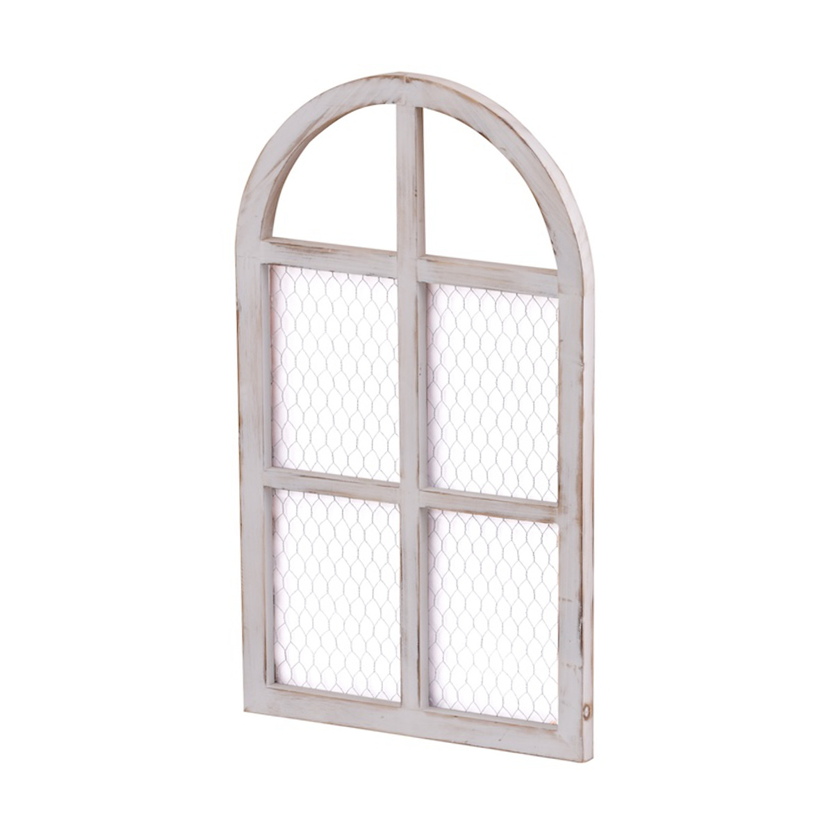 ガーデンオーナメント ルフェン ウィンドウフレーム S ( ガーデニング雑貨 窓 フレーム 木製 ウッドフレーム 窓枠アーチ 園芸 エクステリア 雑貨 飾り 庭 ベランダ ガーデニング インテリア ディスプレイ 壁掛け おしゃれ ) 【ホワイト】 ホワイト