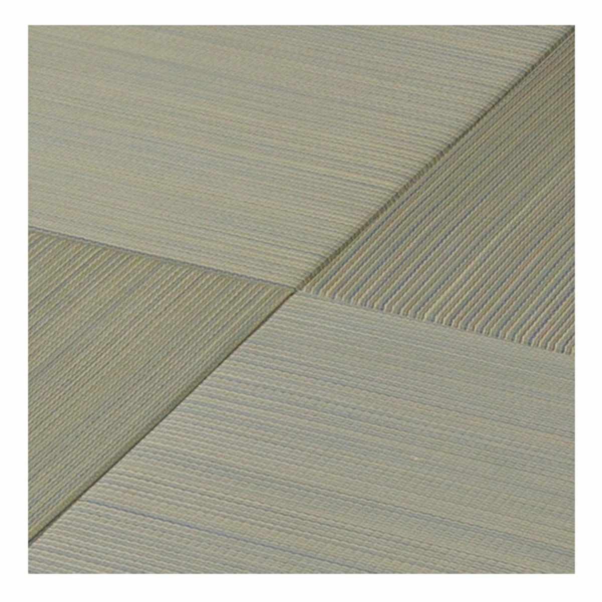 ユニット畳 置き畳 紗彩 約65×65 滑り止め付き 6枚セット ブラック ( 畳マット 畳 ラグ マット い草 軽量 コンパクト 移動 楽々 簡単 設置 システム畳 フロア畳 フローリング畳 軽い フローリング 手軽 和室 洋室 厚み 滑り止め ) 【ブラック】 ブラック