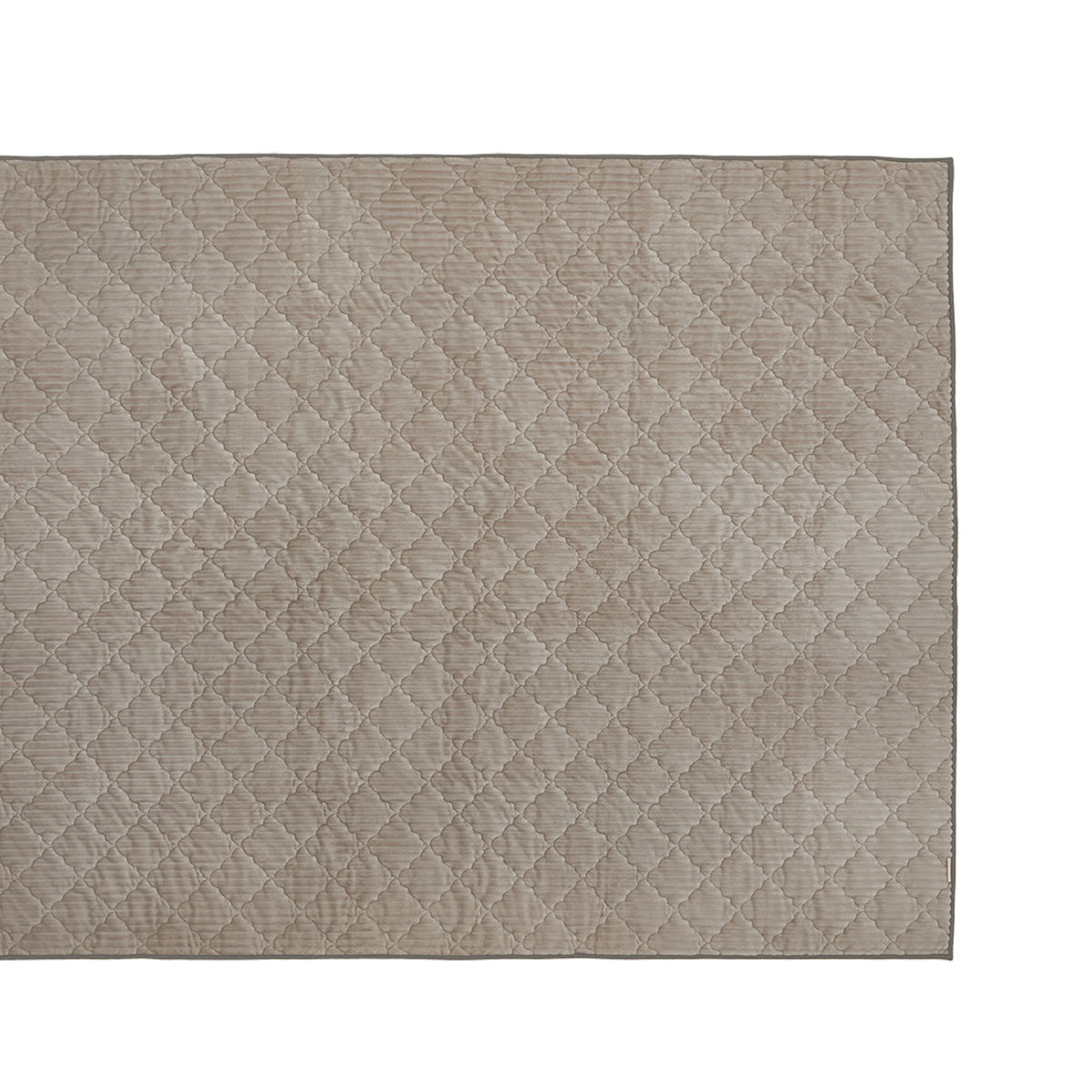 ラグ 洗える くすみカラーのストライプフランネルラグ ショコラ 130×190 ( マット ラグマット カーペット 長方形 床暖対応 絨毯 床暖 ホットカーペット 対応 洗えるラグ インテリア ホットカーペット対応 滑り止め フランネル ) 【グレージュ】 グレージュ