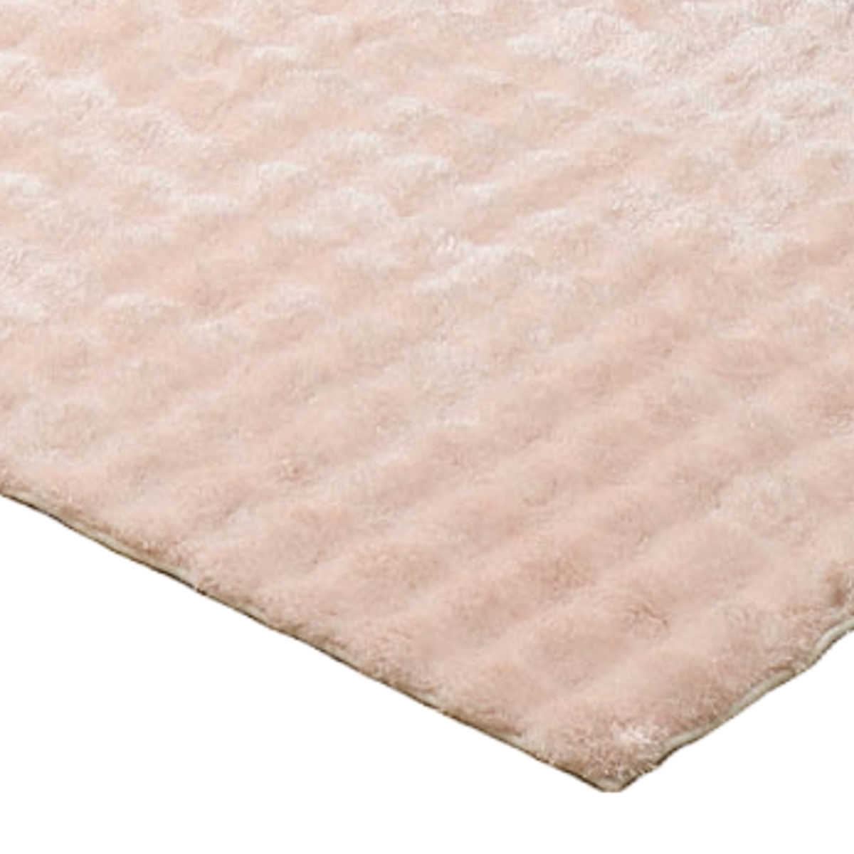 ラグ 洗える メルア 120x180 ポコポコシャギーラグ ( シャギーラグ ラグマット カーペット 絨毯 じゅうたん マット 床暖対応 床暖 床暖房 アクセントラグ ホットカーペット対応 インテリア ふんわり 低ホルムアルデヒド ) 【ピンク】 ピンク