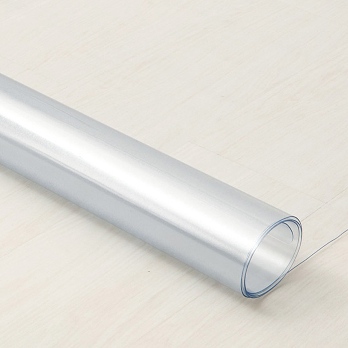 クリアマット 180x180 クリアダイニングラグ 透明マット ( マット フロアマット 透明 クリア フローリングマット クリアシート 床保護マット 抗菌効果 ズレにくい 床暖対応 フローリング フリーカット エンボス加工 角丸 )