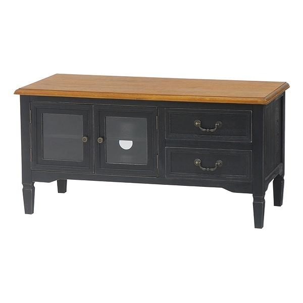 ゴシック　アンティーク調　テレビボード　ブラック テレビ台 ローボード アンティーク調 BROCANTE ブラック 幅90cm