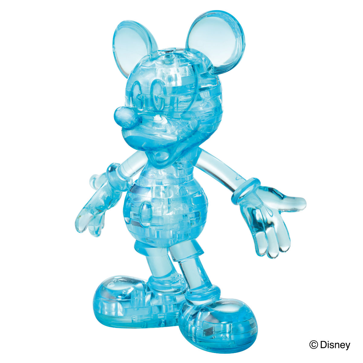 パズル 37ピース ディズニー クリスタルギャラリー ミッキーマウス （ クリスタルパズル ミッキー 立体パズル 雑貨 インテリア プレゼント  かわいい 組み立てパズル 立体 3D 知育 おもちゃ 子供 キッズ 誕生日 キャラクター ）