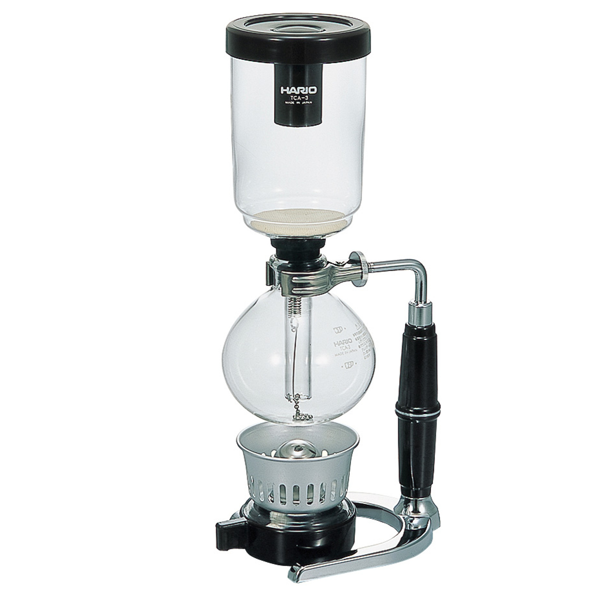 HARIO テクニカ ( ハリオ コーヒーサイフォン 3杯用 コーヒーメーカー サイフォン コーヒー 耐熱ガラス ガスバーナー アルコールランプ 計量スプーン付き レトロ おしゃれ )
