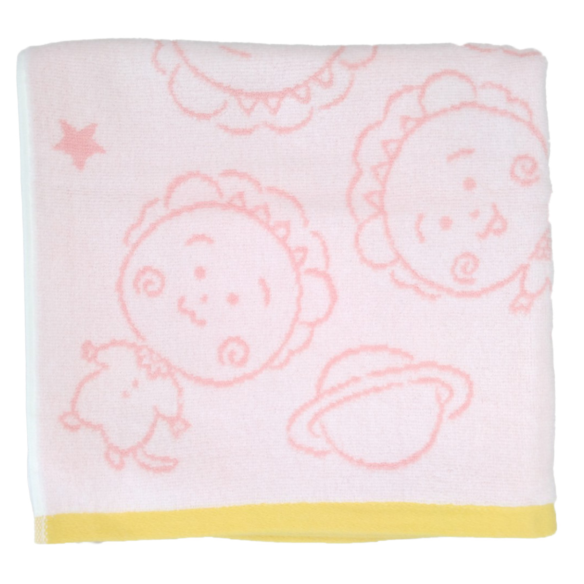 バスタオル 絵本 キャラクター 無撚糸 60×120cm ( タオル 湯上りタオル たおる 浴用タオル 綿100 吸水 ふわふわ バス用品 バスグッズ ノンタン ねずみくんのチョッキ ラスカル コジコジ キャラクタータオル やわらかい かわいい ) 【コジコジ】 コジコジ