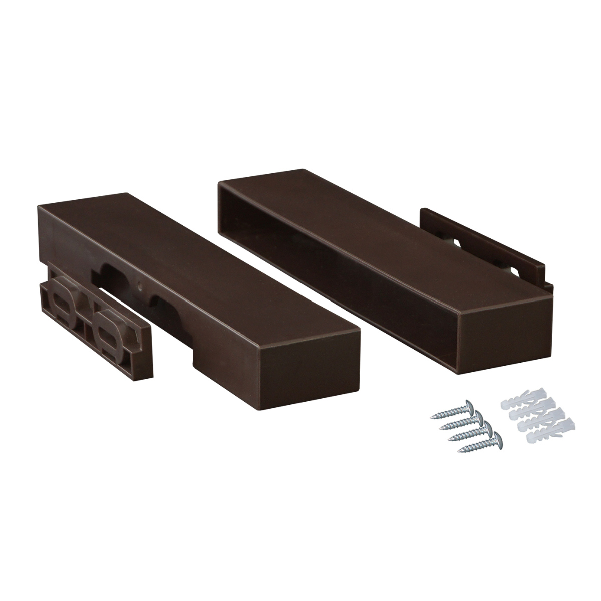 棚受 突っ張り 5セット LABRICO ラブリコ DIY パーツ 1×8材 棚 ラック ( セット 部品 突っ張り つっぱり 壁 収納 壁面収納 賃貸 簡単取付 シェルフ 壁面 パーテーション ウォールシェルフ ウォールラック 見せる収納 おしゃれ ) 【ブロンズ】 ブロンズ