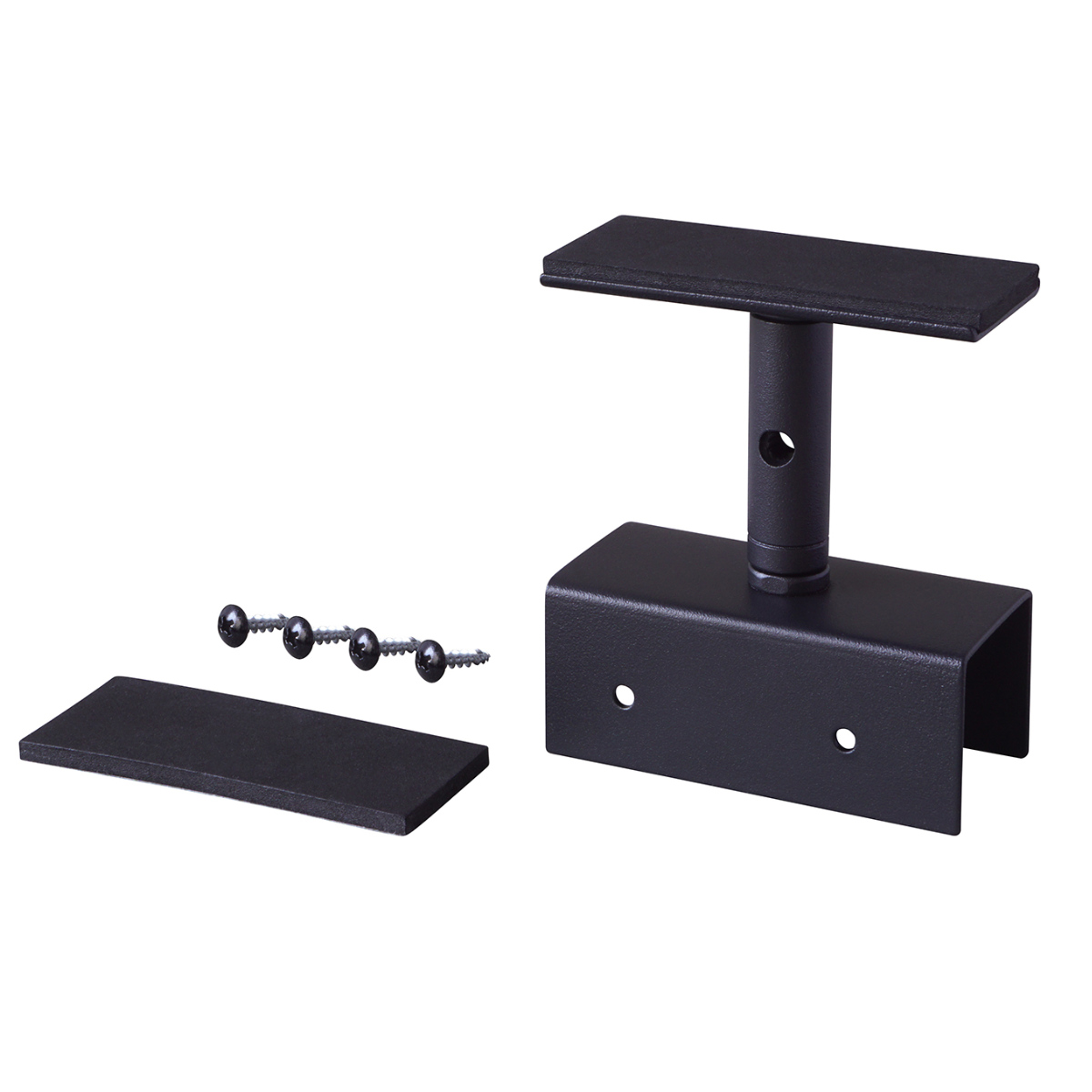 アジャスター 5セット LABRICO ラブリコ アイアン DIY パーツ 2×4材用 棚 ラック ( 突っ張り 収納 つっぱり 壁面収納 壁 間仕切り 賃貸 簡単取付 ウォールシェルフ ウォールラック 突っ張り収納 見せる収納 おしゃれ ) 【ブラック】 ブラック