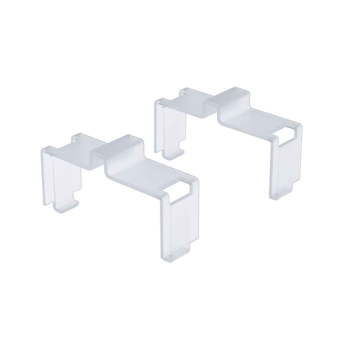 棚受け ラブリコ レール取り付けサポート ( LABRICO シェルフレール レール固定 補助パーツ 取り付け サポート DIY パーツ 棚受けレール 可動棚 収納棚 棚柱 ガチャレール 簡単取付 便利 )