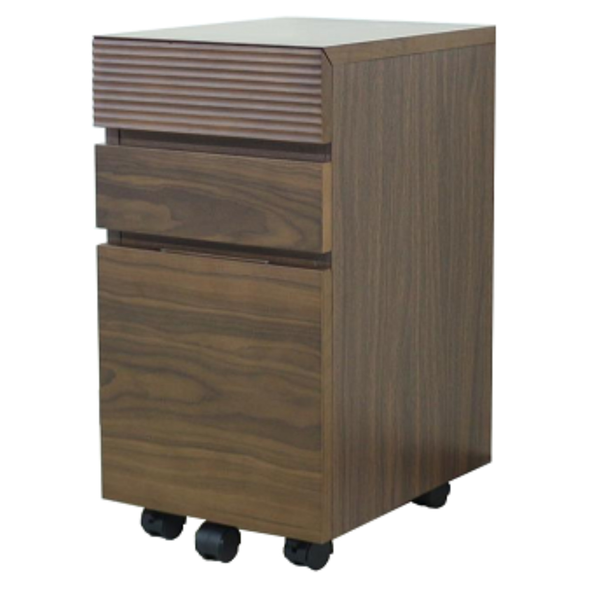 デスクワゴン 3段 キャスター付き 幅30cm 天然木 ( ワゴン サイドワゴン 引き出し 収納 デスク横 完成品 サイドチェスト フルスライド 木製 脇机 キャビネット サイドキャビネット 書斎 書類整理 おしゃれ )