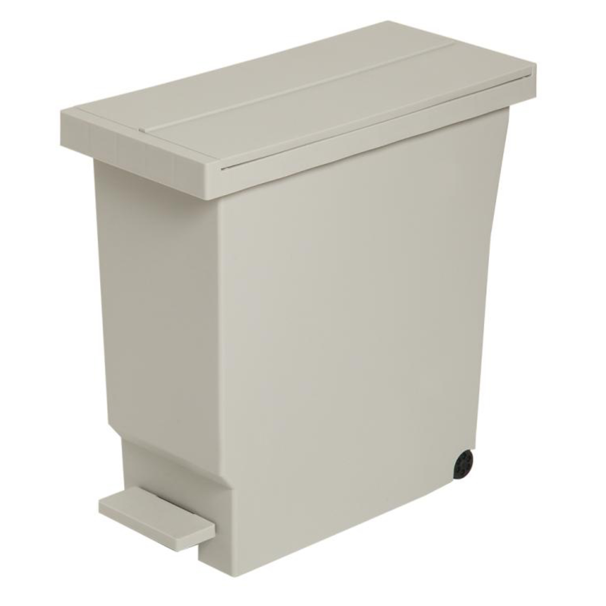 ゴミ箱 32L バタフライペダルペール ふた付き ( 45Lゴミ袋対応 45リットル袋対応 ごみ箱 32リットル 両開き 棚下 カウンター下 スリム 分別 ペダル式 シンプル キッチン 観音開き バタフライ ペール ) 【ミルクティーベージュ】 ミルクティーベージュ