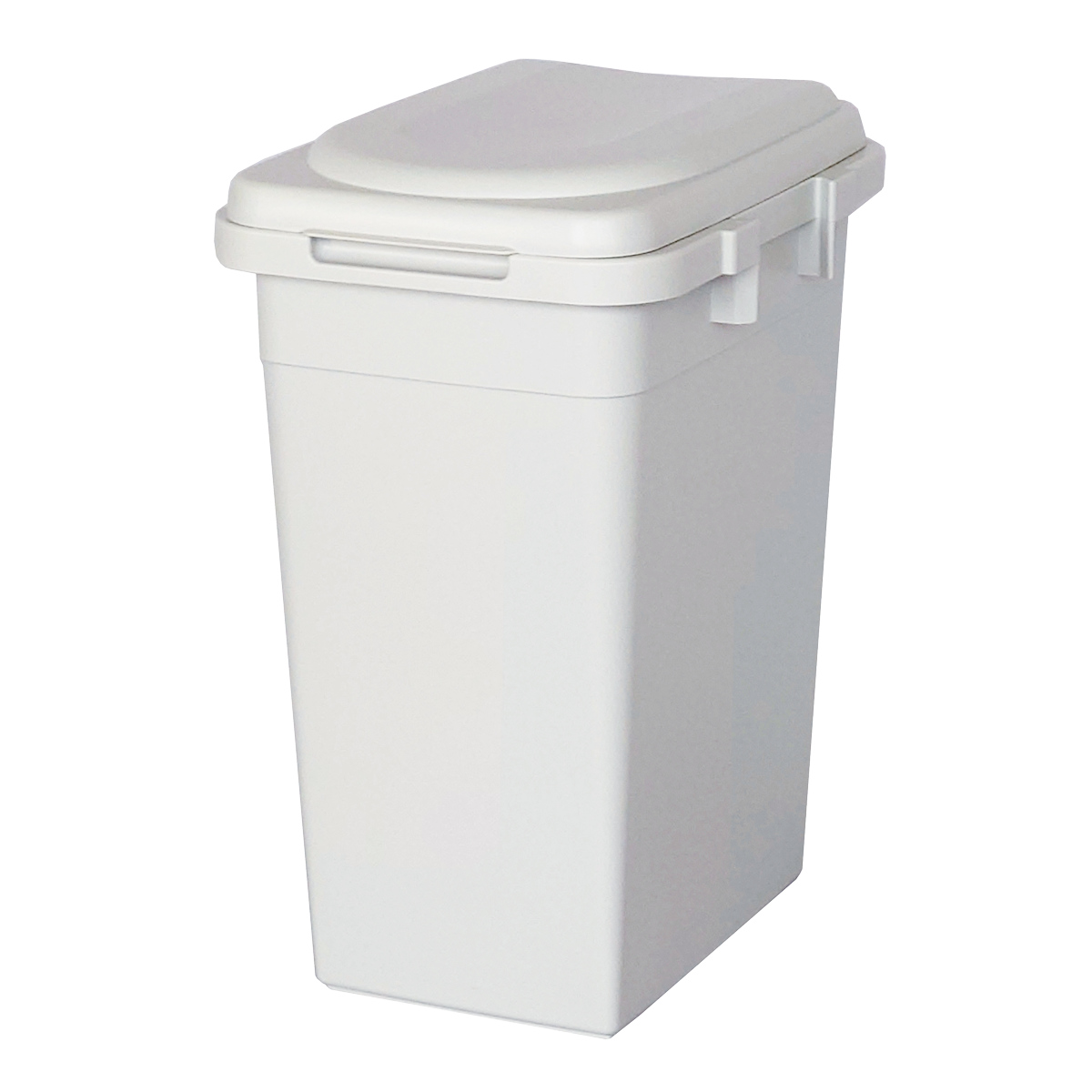 ゴミ箱 32L ジョイントペール ( ごみ箱 32リットル 連結 屋外 ふた付き 分別 無地 シンプル 袋止め付き 大容量 大きい プラスチック ) 【ミルクティーベージュ】 ミルクティーベージュ