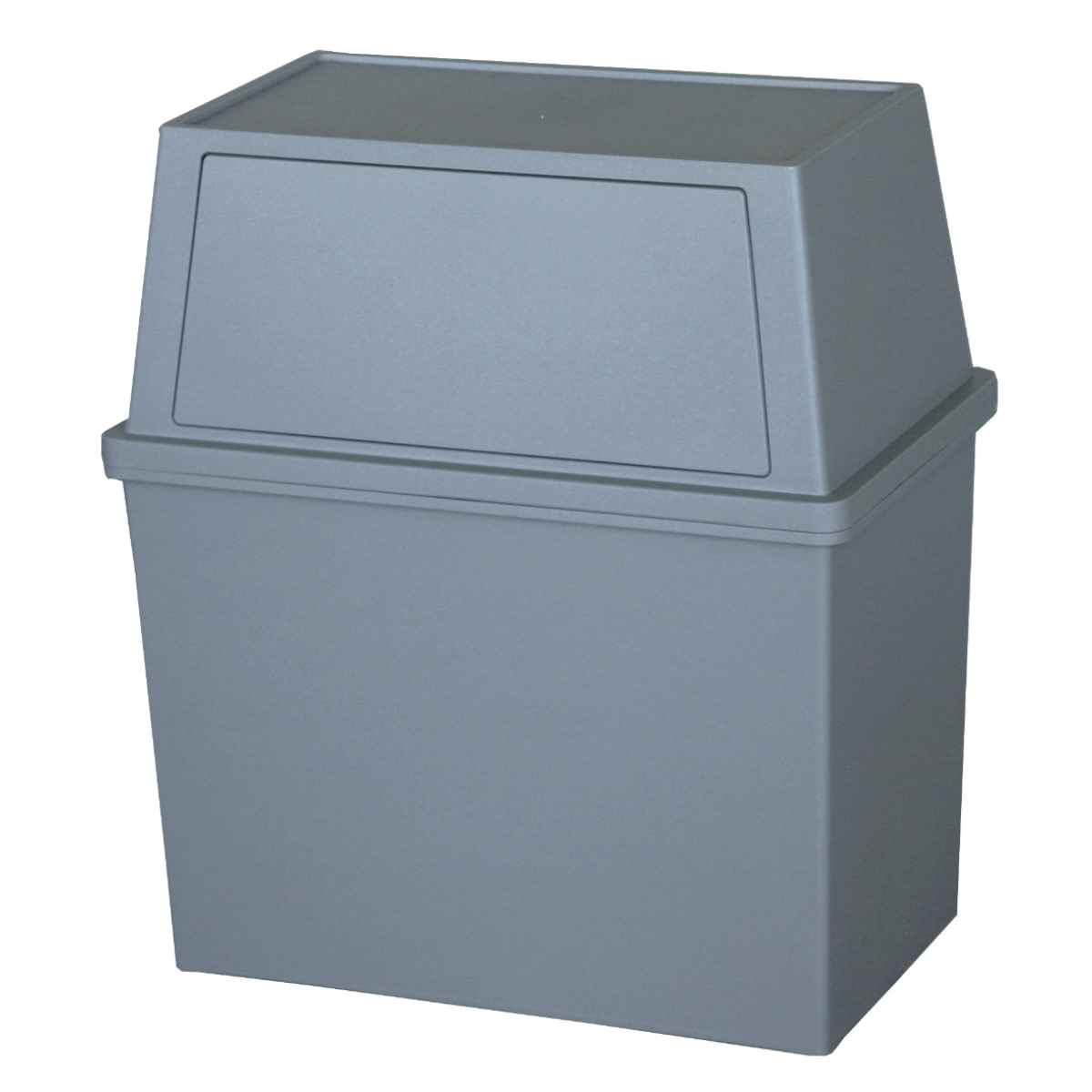 ゴミ箱 30L ワイド 積み重ね ( ごみ箱 30リットル 分別 奥行28 ふた付き キッチン ダストボックス スタッキング フロント プッシュ ふた付 前開き 蓋付き プラスチック製 くずかご ダストBOX 分別ゴミ箱 分別ごみ箱 シンプル ) 【クールグレー】 クールグレー