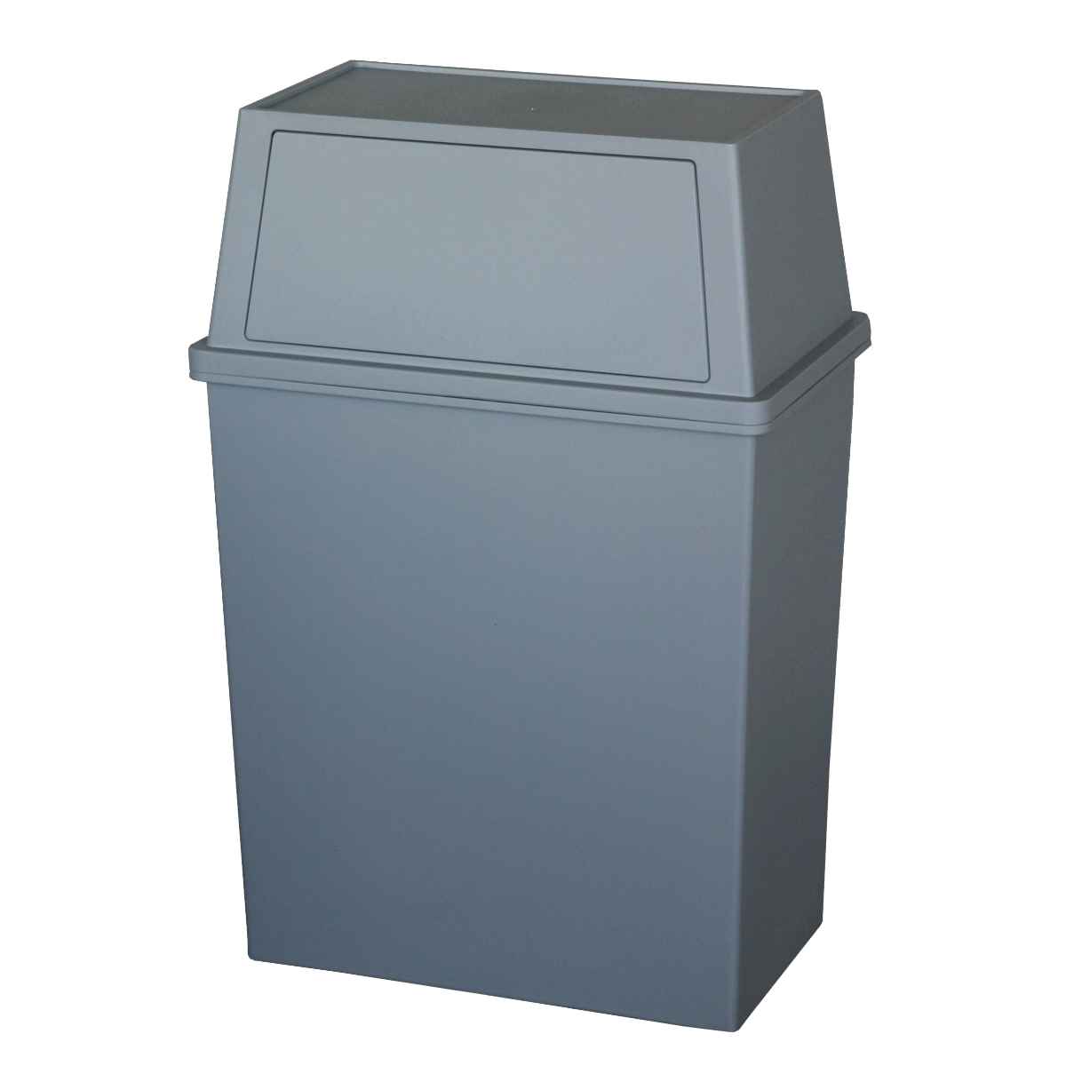 ゴミ箱 45L ワイド 積み重ね ( ごみ箱 45リットル 奥行28 分別 ふた付き キッチン ダストボックス スタッキング フロント プッシュ ふた付 前開き 蓋付き プラスチック製 くずかご ダストBOX 分別ゴミ箱 分別ごみ箱 シンプル ) 【クールグレー】 クールグレー