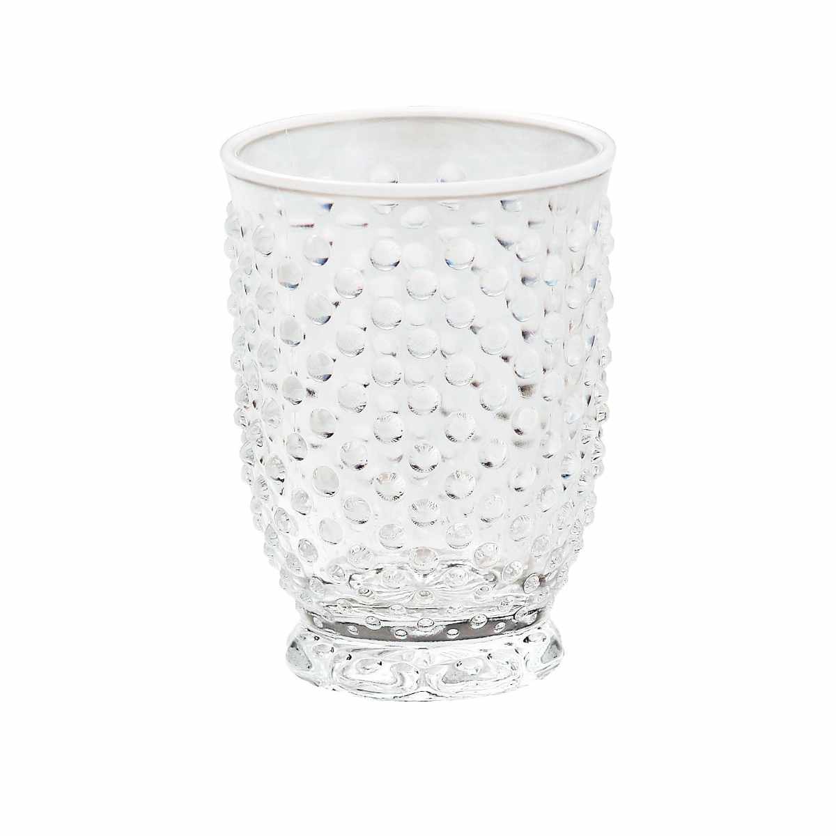 廣田硝子 タンブラー 300ml あられタンブラー ( ガラス 日本製 クリア グラス コップ カップ ガラスコップ おしゃれ かわいい お茶 ジュース お酒 梅酒 アルコール 冷菓子 アイス ) 【白色】 白色