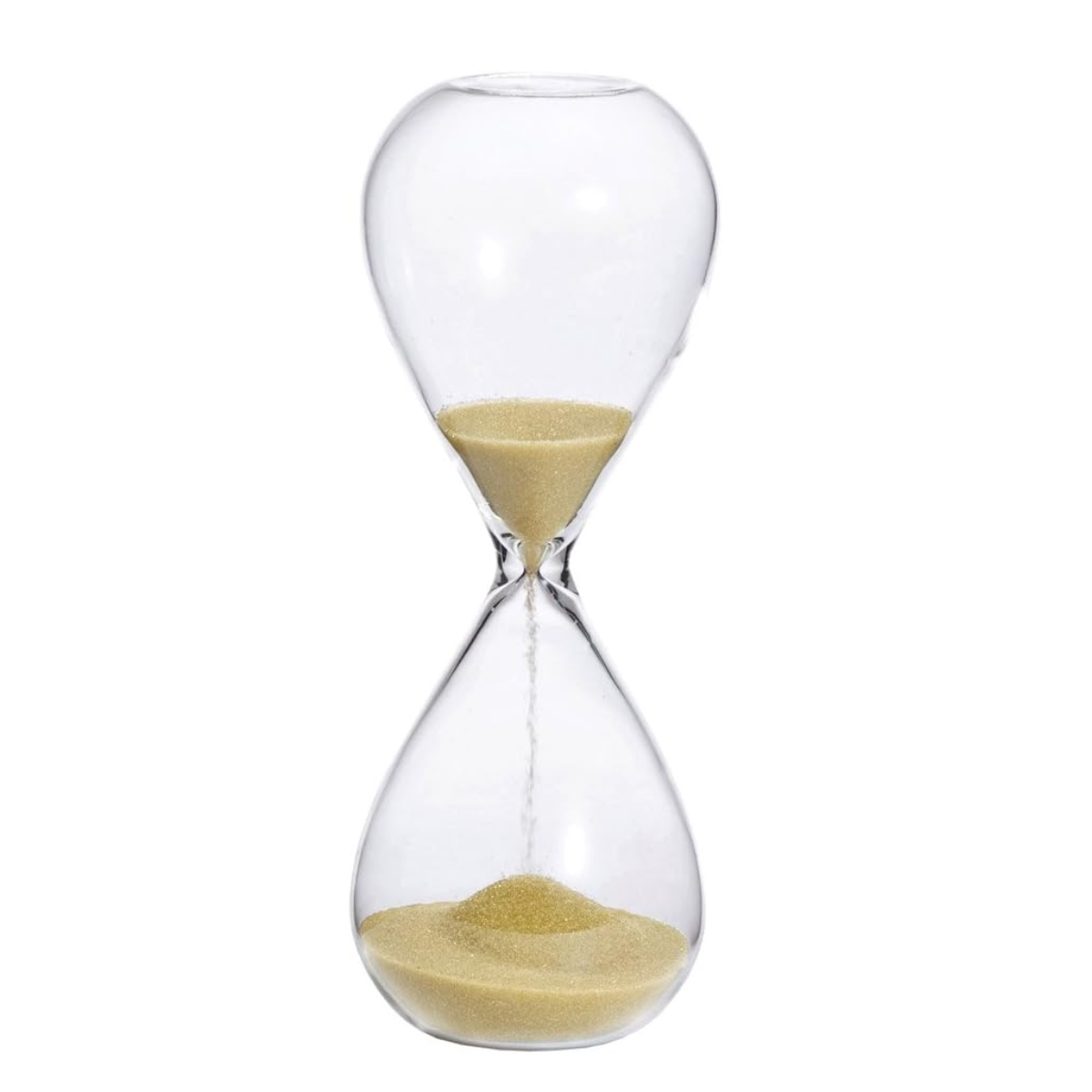 廣田硝子 砂時計 3分 4分 5分 ガラス ( タイマー 砂 時計 おしゃれ デザイン ガラス製 オブジェ アナログ サンドタイマー インテリア雑貨 置物 キッチン タイムキーパー インテリア ) 【3分×ほうじ茶】 3分×ほうじ茶