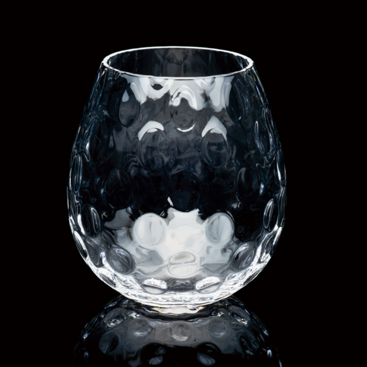 廣田硝子 グラス 350ml 花蕾 モール karai ( ガラス 日本製 コップ タンブラー 桐箱入 おしゃれ プレゼント ギフト 贈り物 ) 【玉】 玉