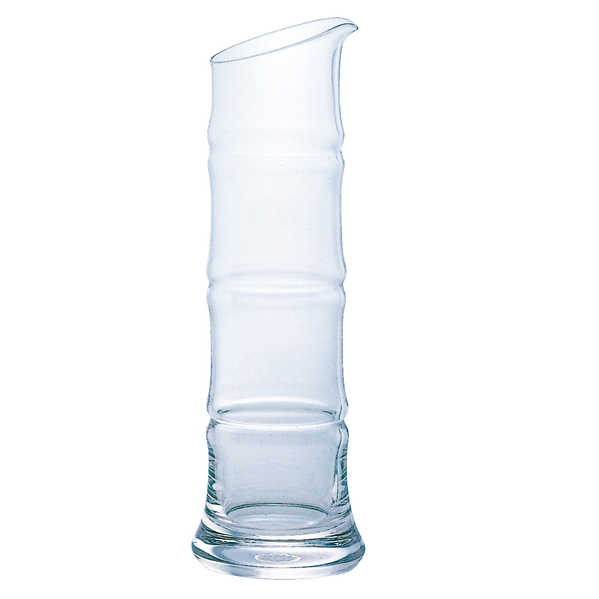 廣田硝子 徳利 長注器 氷竹 ( ガラス 日本製 1合半 酒器 銚子 グラス 竹 bamboo おしゃれ ギフト プレゼント 贈り物 )