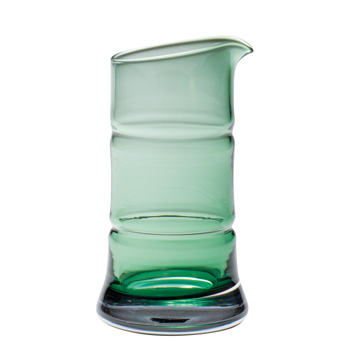 廣田硝子 徳利 青竹 金竹 氷竹 ( ガラス 日本製 1合半 長注器 銚子 グラス 竹 bamboo おしゃれ ギフト プレゼント 贈り物 ) 【青竹】 青竹