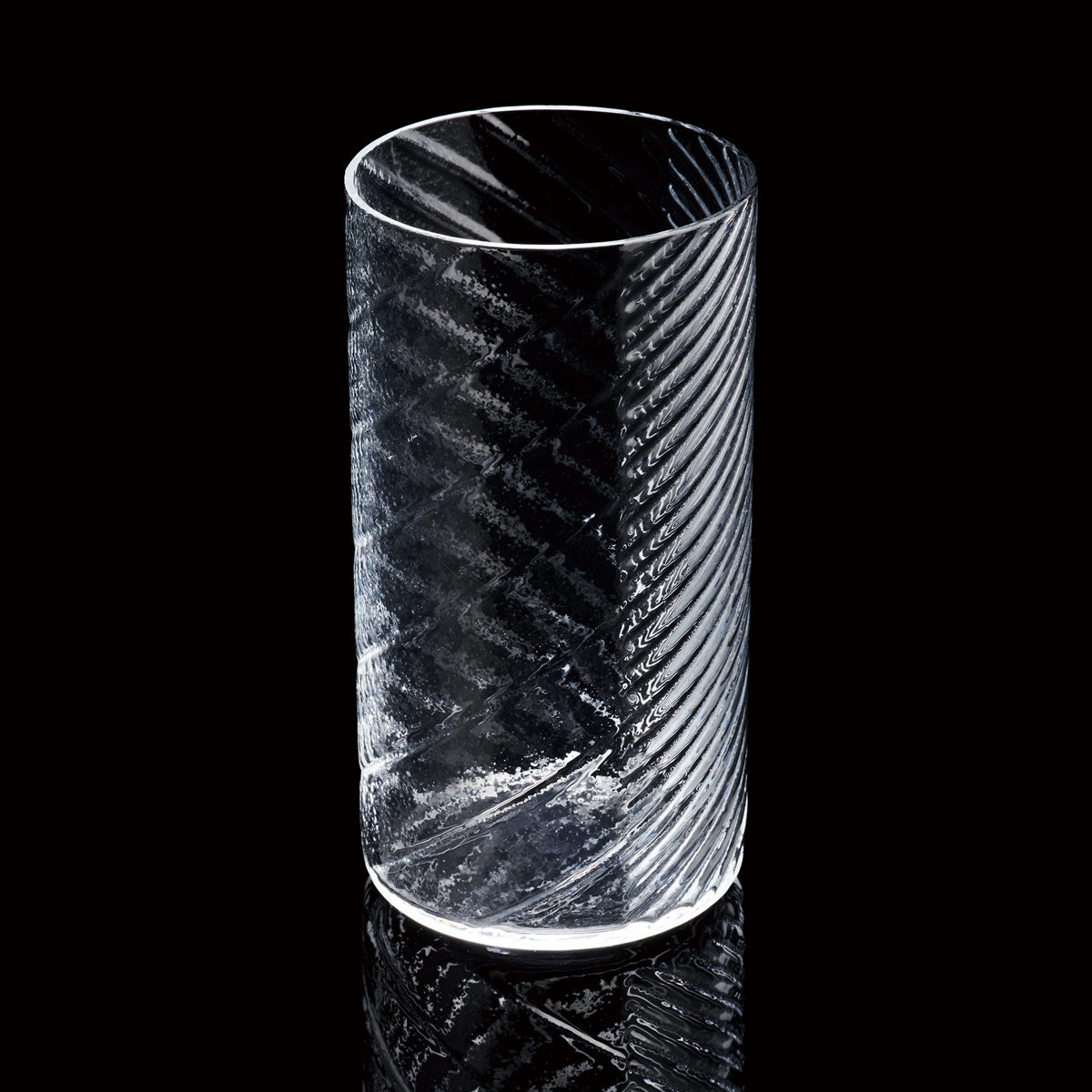 廣田硝子 グラス 290ml 舫 もやい 大 透明 ( ガラス 日本製 コップ タンブラー おしゃれ レトロ モダン シンプル )