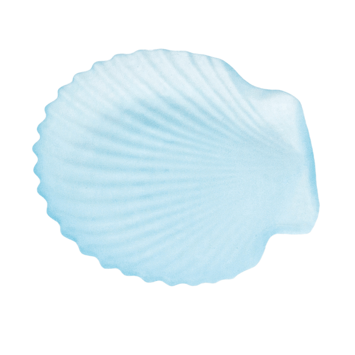 廣田硝子 皿 シェル 豆皿 フロスト ( ガラス 日本製 お皿 プレート 薬味 醤油 小さい おしゃれ かわいい 副菜 お菓子 デザート フルーツ ) 【ブルー】 ブルー