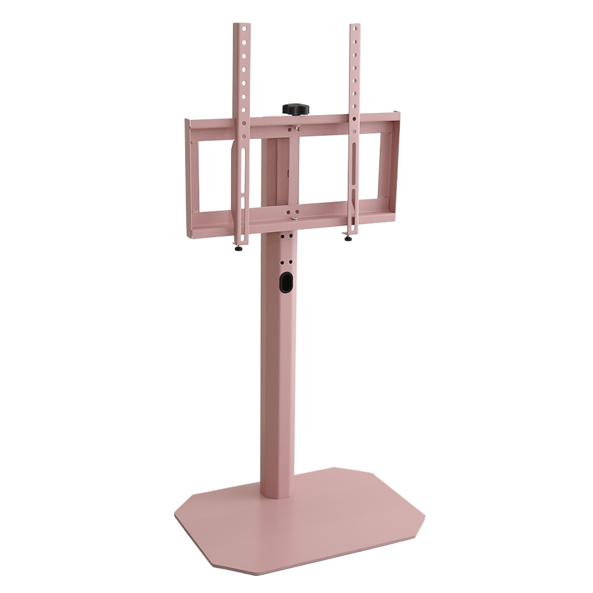 テレビスタンド Rosalie 32~65インチ対応 壁寄せ 首振り ロータイプ ( 耐震 テレビ台 スタンド コーナー型 スイング 高さ調整可能 壁面 壁掛け風 240度回転 コーナー ) 【ピンク】 ピンク