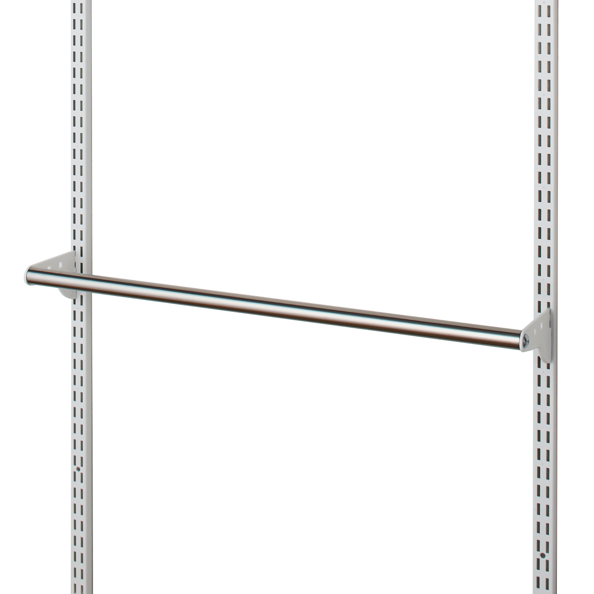 パイプ 幅75cm 奥行15cm 樹脂ブラケット ( ハンガーラック DIY フィットラック パイプハンガー 壁付け 収納 壁面収納 玄関収納 吊り下げ収納 収納スペース 有効活用 壁掛け ラック 引っ掛け 玄関 ) 【ホワイト】 ホワイト