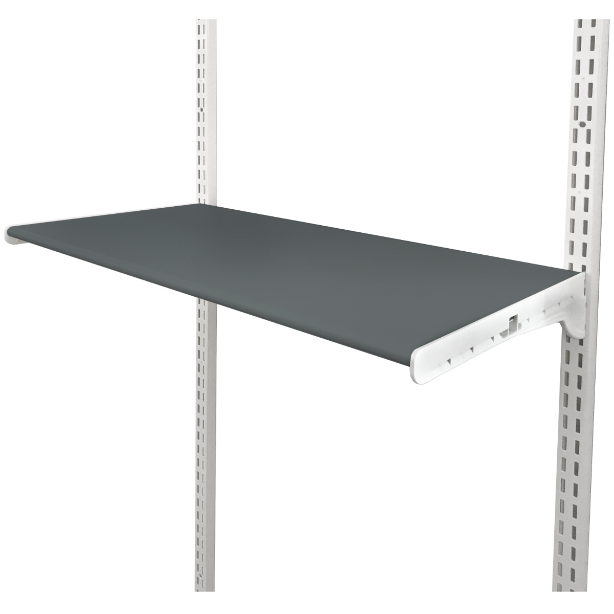 シューズラック シューズ用軽量樹脂棚 LTセット 幅75cm 奥行30cm ( 棚板 棚 DIY フィットラック 靴収納 下駄箱 収納 壁面収納 可動棚 大容量 有効活用 収納スペース 壁掛け 棚受け 収納棚 ラック 軽量 玄関収納 ) 【グレーホワイト】 グレーホワイト