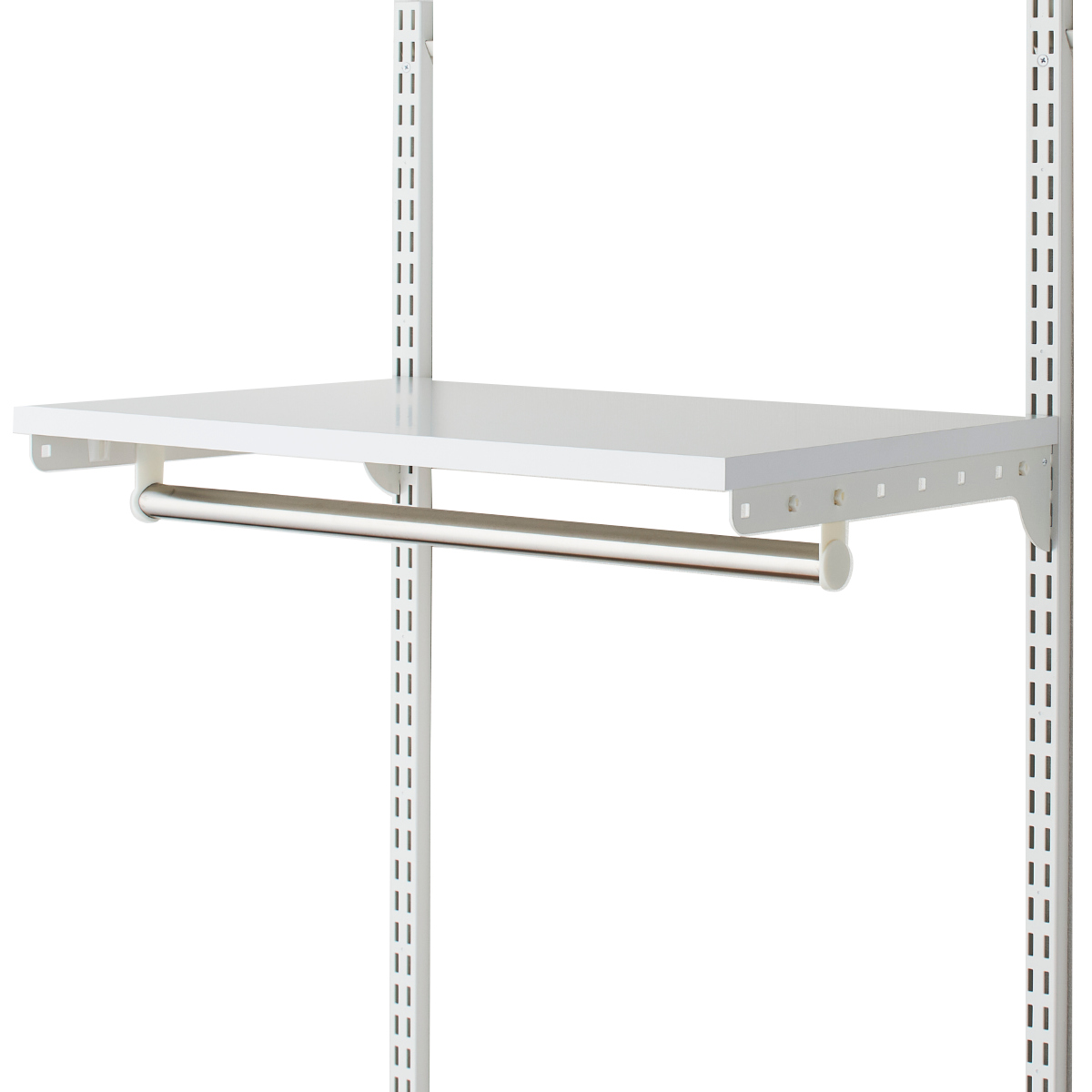 壁面収納 TPセット 木棚 パイプ セット 幅60cm 奥行30cm フィットラック ( 棚板 ハンガーラック DIY 収納 吊り下げ収納 クローゼット 可動棚 オープンラック 収納ラック 有効活用 壁掛け ラック ) 【ホワイト】 ホワイト