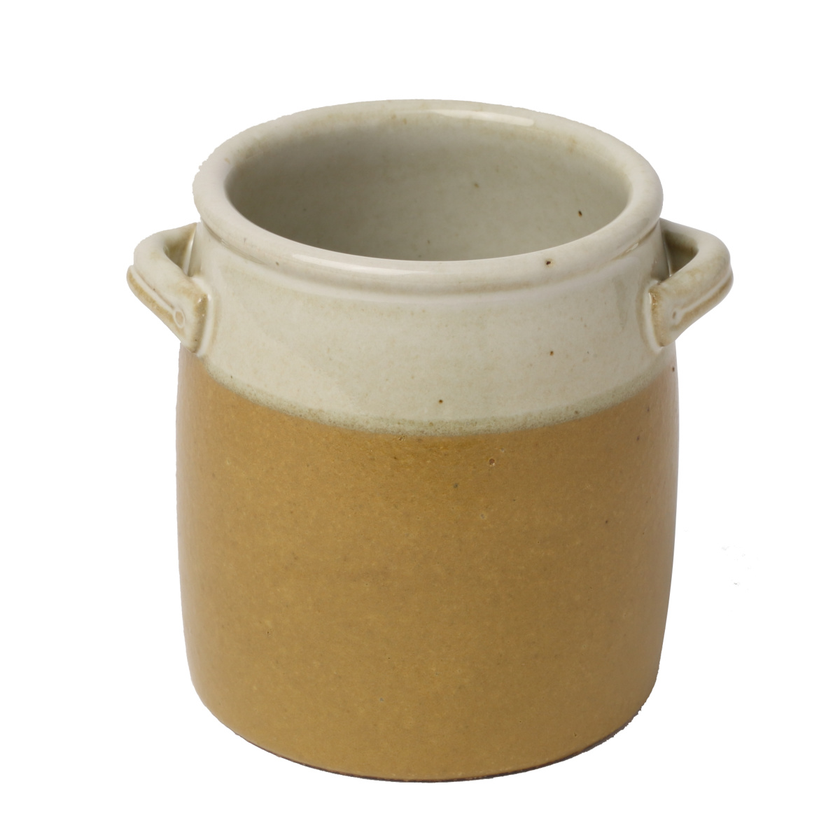 カトラリースタンド ミョルク ツールスタンド 日本製 ( カトラリー スタンド せっ器 北欧 キッチンツール収納 調理道具 キッチンツール 収納 調理道具立て 食洗機対応 花瓶 フラワーベース バイカラー おしゃれ かわいい ) 【ジンジャー】 ジンジャー