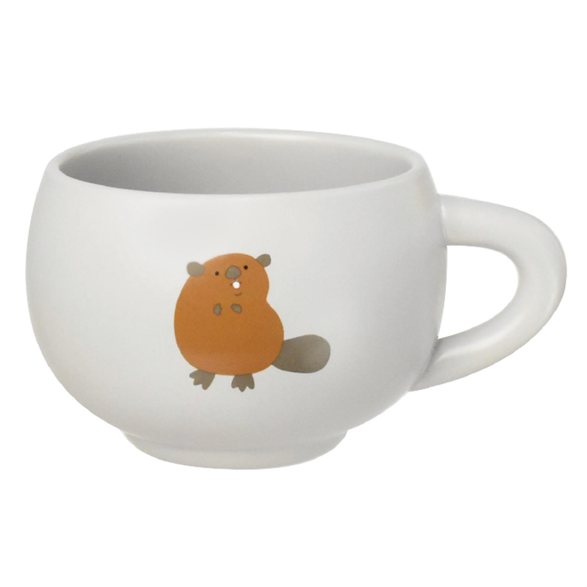 マグカップ 300ml Rareni レアニ 陶磁器 ( 食洗器対応 電子レンジ対応 マグ カップ コップ テーブルウェア キッチン用品 アニマル 動物 コーヒー 紅茶 ティータイム おしゃれ ) 【ビーバー】 ビーバー