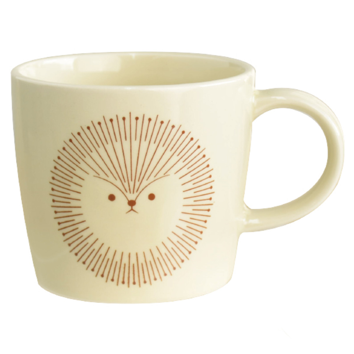 マグカップ 300ml sumica 陶磁器 ( 食洗機対応 電子レンジ対応 マグ カップ コップ アニマル 動物 コーヒー 紅茶 珈琲 ティータイム スープ 大き目 普段使い 日常 おしゃれ ) 【ハリネズミ】 ハリネズミ