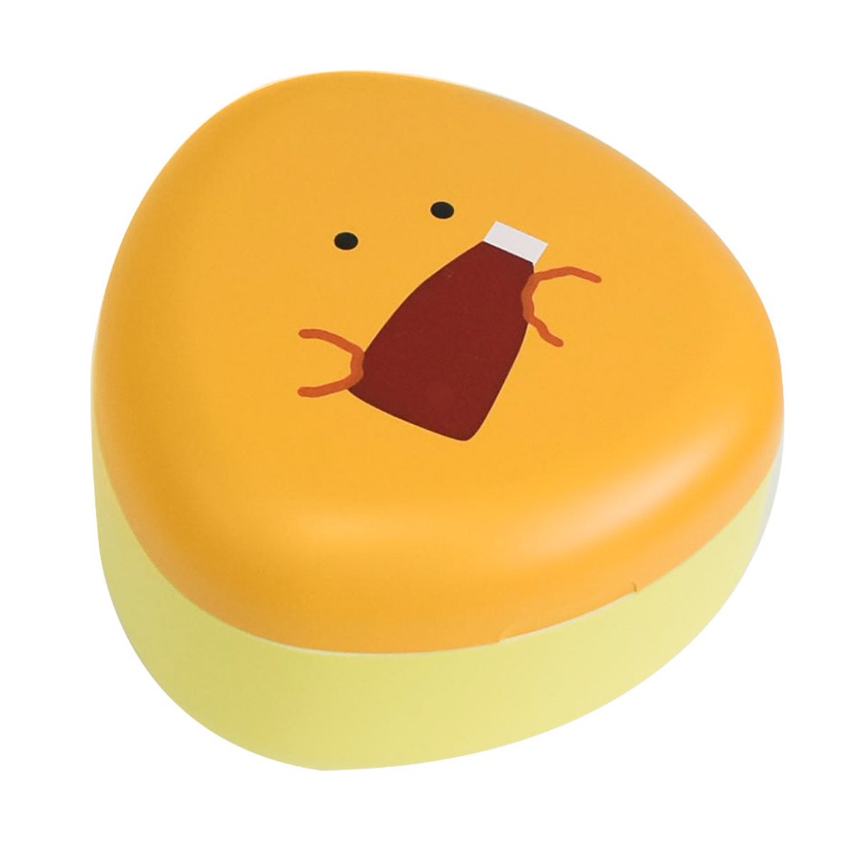 おにぎりケース ぎゅっとおにぎりさん ( おむすびケース おにぎり おむすび ケース 三角 ランチボックス おにぎり専用 弁当箱 おにぎり用 おむすび用 お弁当 弁当 ) 【オムライス】 オムライス