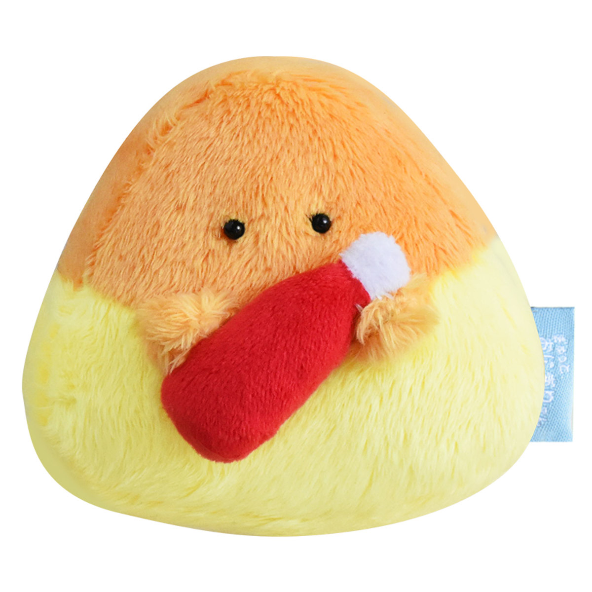 マスコット ぎゅっとおにぎりさん おにぎり ぬいぐるみ ( インテリア 雑貨 オブジェ おもちゃ 人形 ハンドメイド 食べ物 小さい にぎにぎ 癒し 小さめ 手のひらサイズ ふわふわ プレゼント ギフト かわいい ベビー 子供 大人 ) 【オムライス】 オムライス