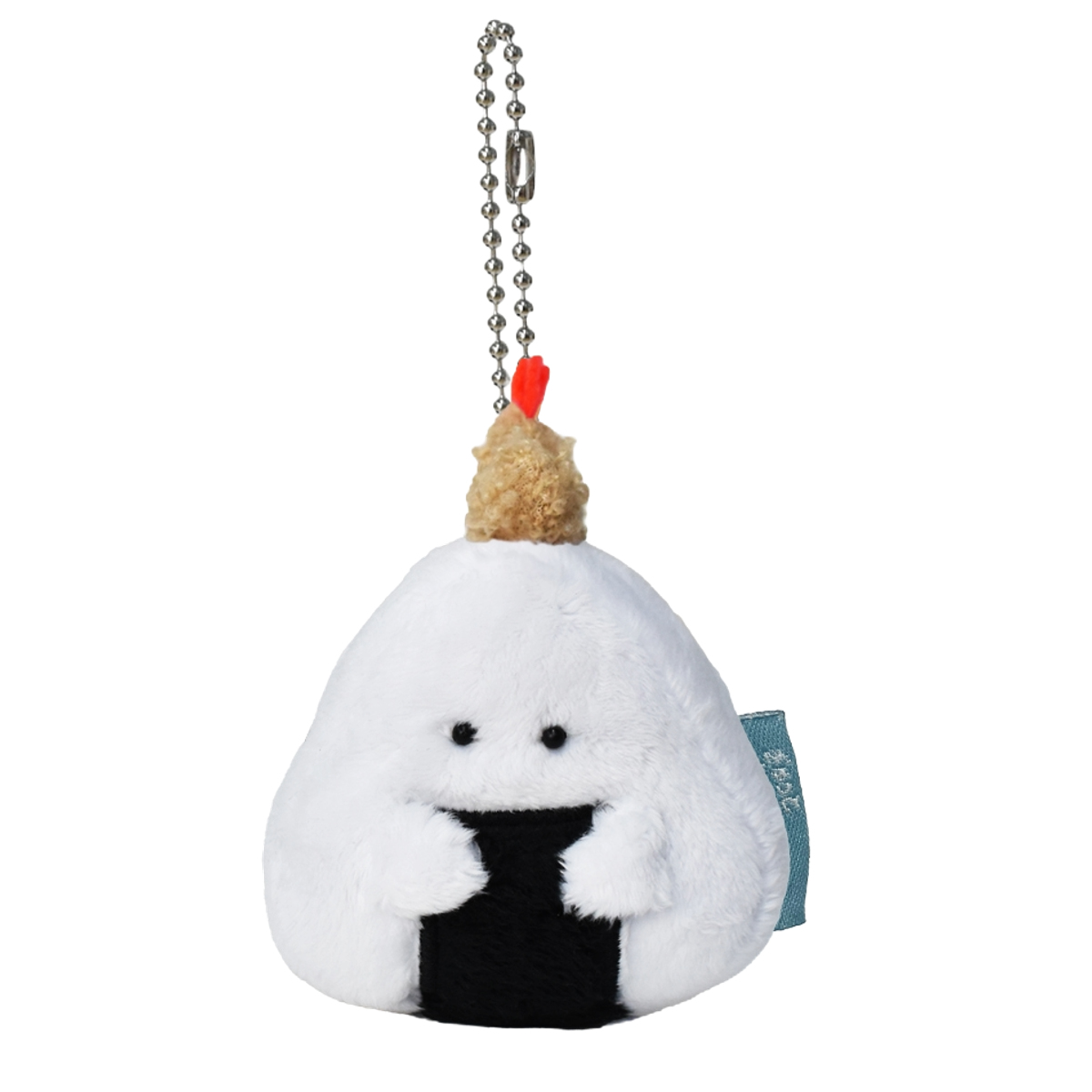 マスコット ぎゅっとおにぎりさん ミニマスコット おにぎり ぬいぐるみ ( キーホルダー ストラップ バッグチャーム 食べ物 にぎにぎ 癒し ハンドメイド ふわふわ プレゼント ギフト かわいい ベビー 子供 大人 インテリア 雑貨 ) 【天むす】 天むす