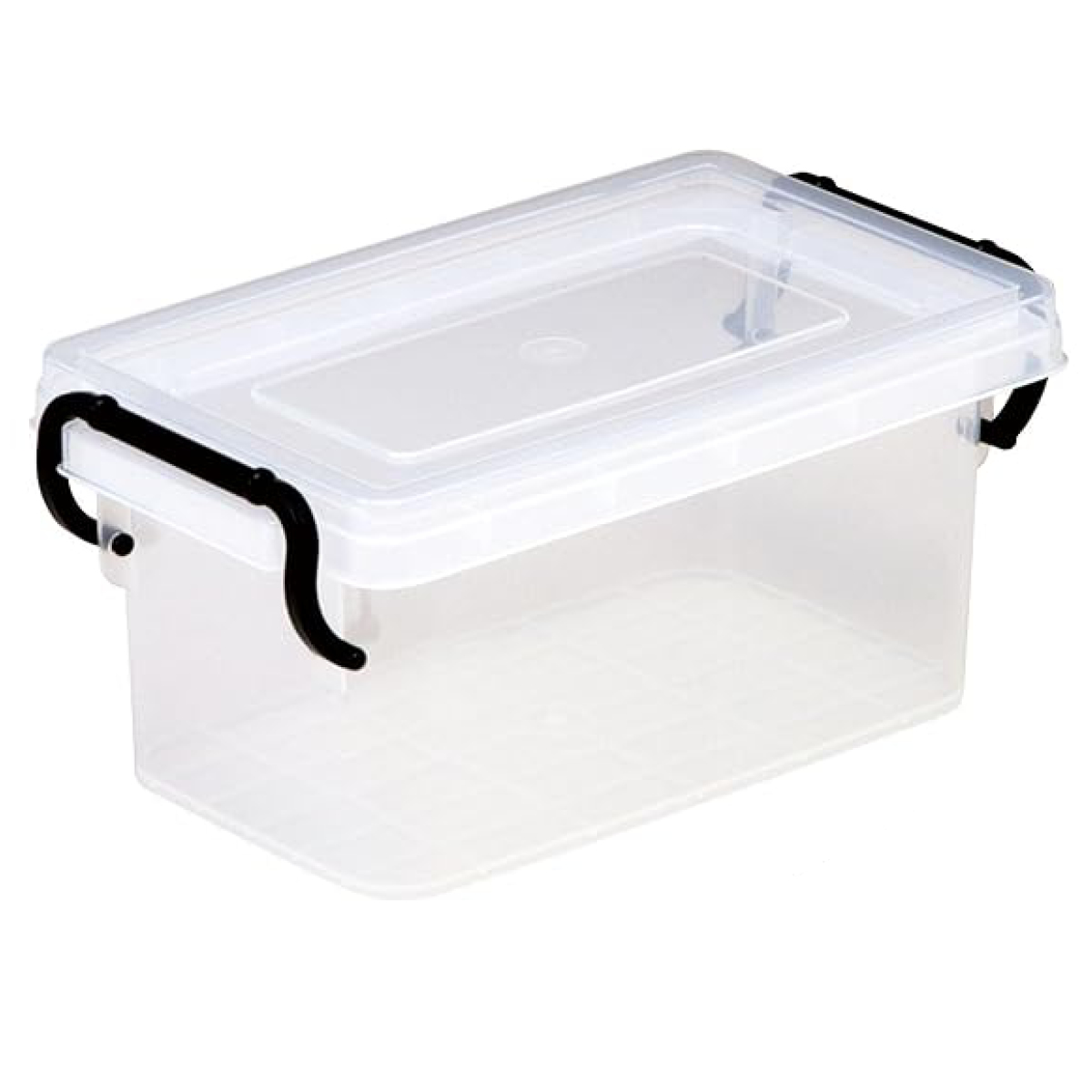 収納ボックス セーフティボックス 1型 幅16.7×奥行28.5×高さ13cm ( 収納 ふた付き 収納ケース セーフティBOX クリア プラスチック 工具箱 丈夫 おもちゃ クローゼット収納 積み重ね スタッキング 収納用品 小物整理 )