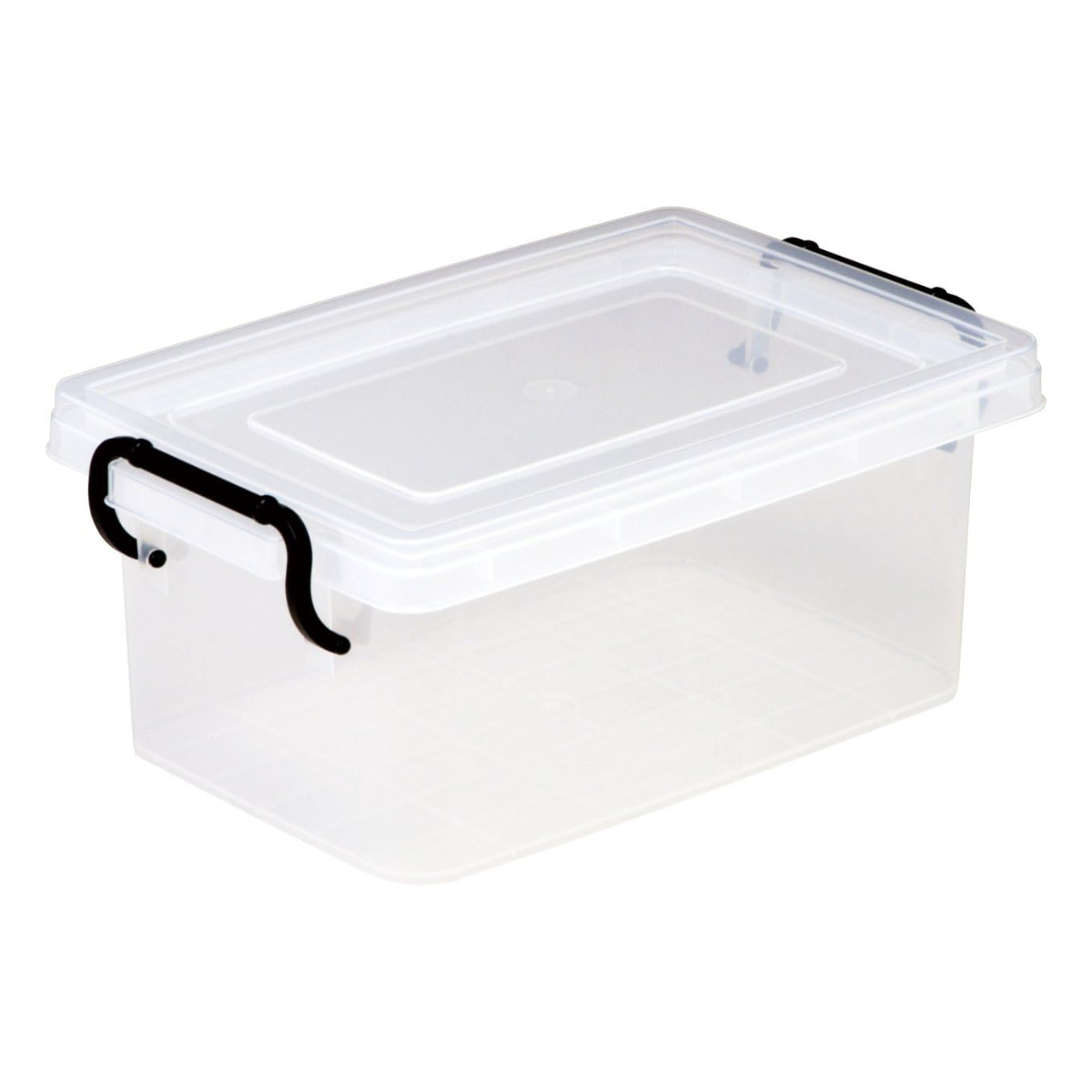 収納ボックス セーフティボックス 2型 3個セット 幅21.5×奥行34×高さ14cm ( 収納 ふた付き 収納ケース セーフティBOX クリア プラスチック 工具箱 丈夫 おもちゃ クローゼット収納 積み重ね スタッキング 収納用品 小物整理 )