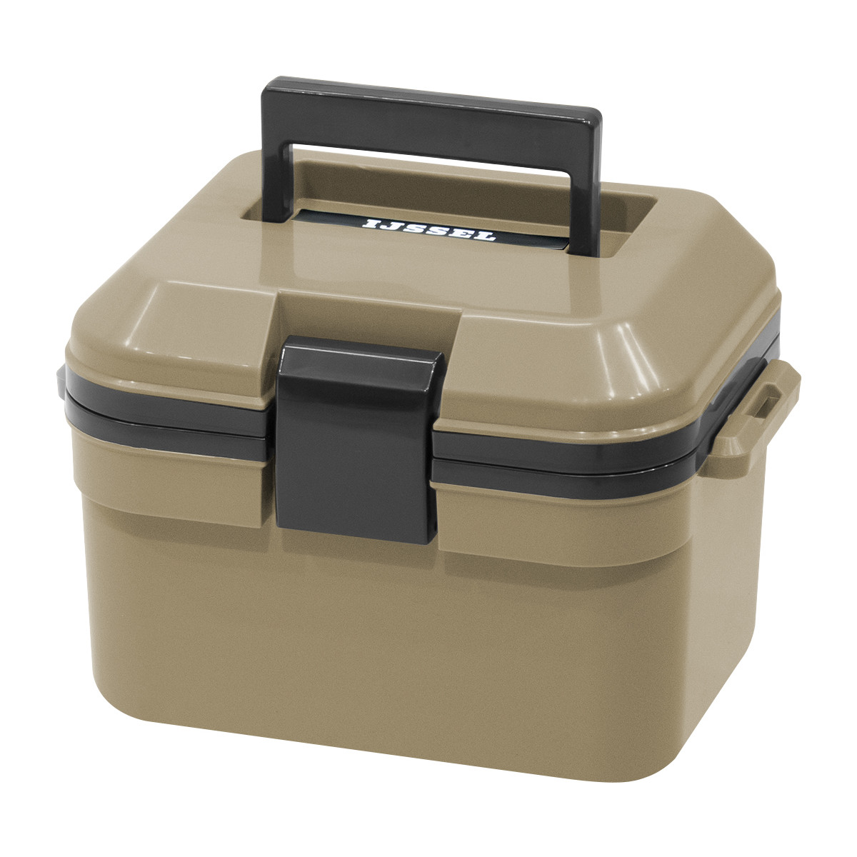 クーラーボックス 5L 小型 アイセル5 ハードタイプ ( 保冷 クーラーBOX 保冷ボックス クーラーバッグ 冷蔵ボックス 5リットル お弁当箱 クーラー ボックス BOX キャンプ アウトドア ハンドル付き 子供 野球 サッカー スポ少 ) 【サンドベージュ】 サンドベージュ